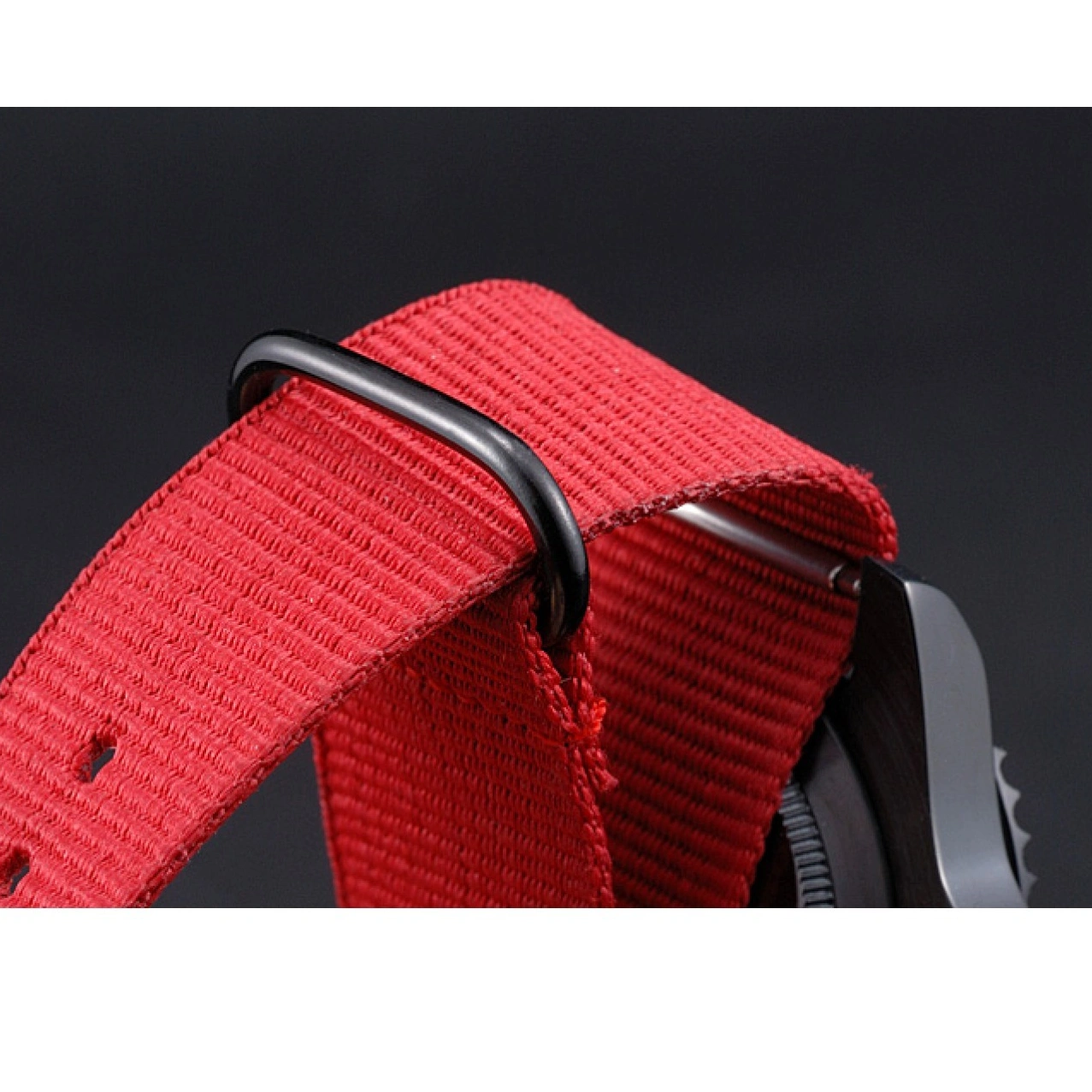 Aaa replica watch Nylon Stealth 622010 Submariner Red Rolex Strap 1014